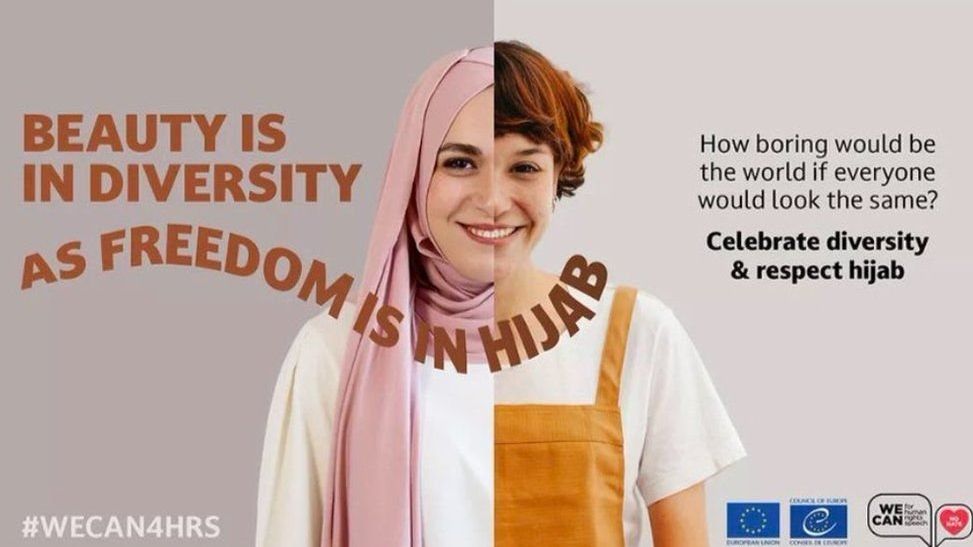 „Svoboda v hidžábu“ si vysloužila kritiku. Rada Evropy kampaň stáhla